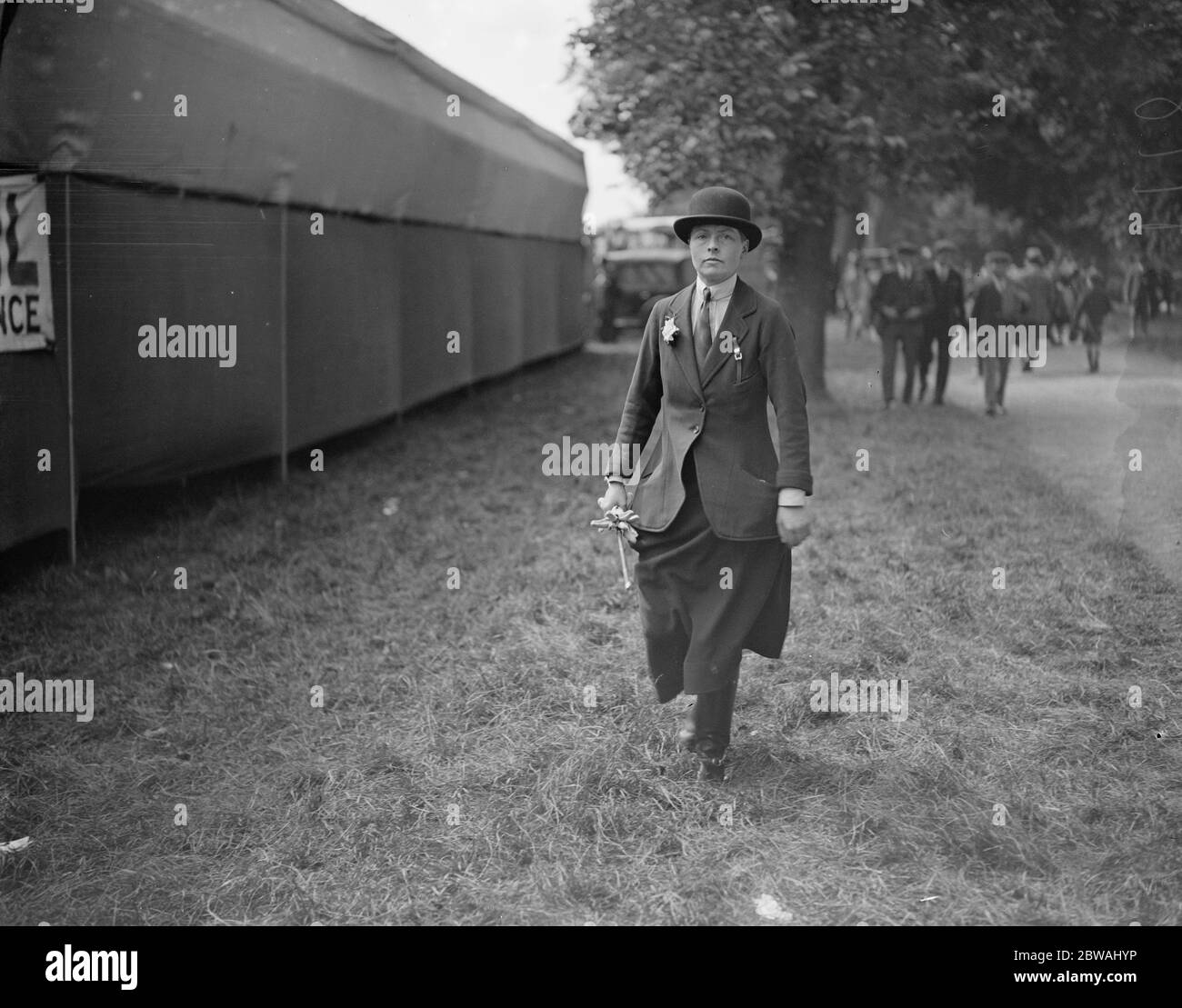 Tring Show Mrs Barbara Miller 7 August 1930 Stock Photo