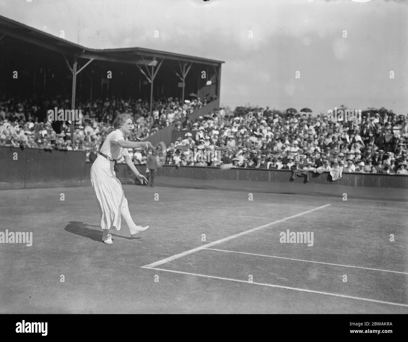 Lawn Tennis Championships at Wimbledon Mlle Broquedis Marguerite Broquedis (April 17 1893 - April 23 1983 ) Stock Photo