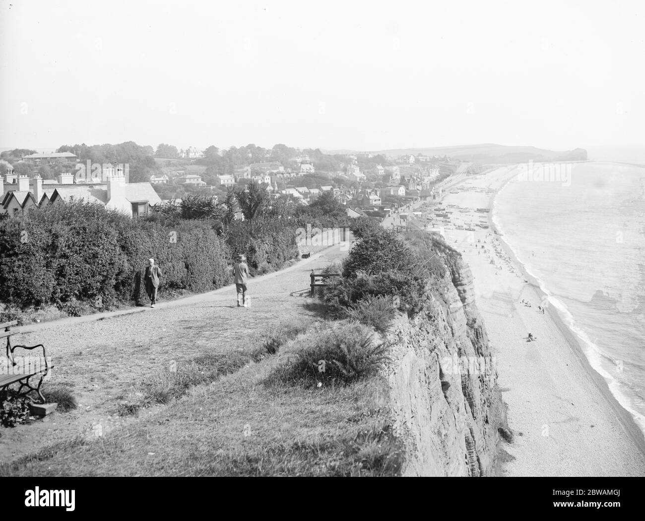 Budleigh Salterton is a small town on the south coast of Devon 1925 Stock Photo