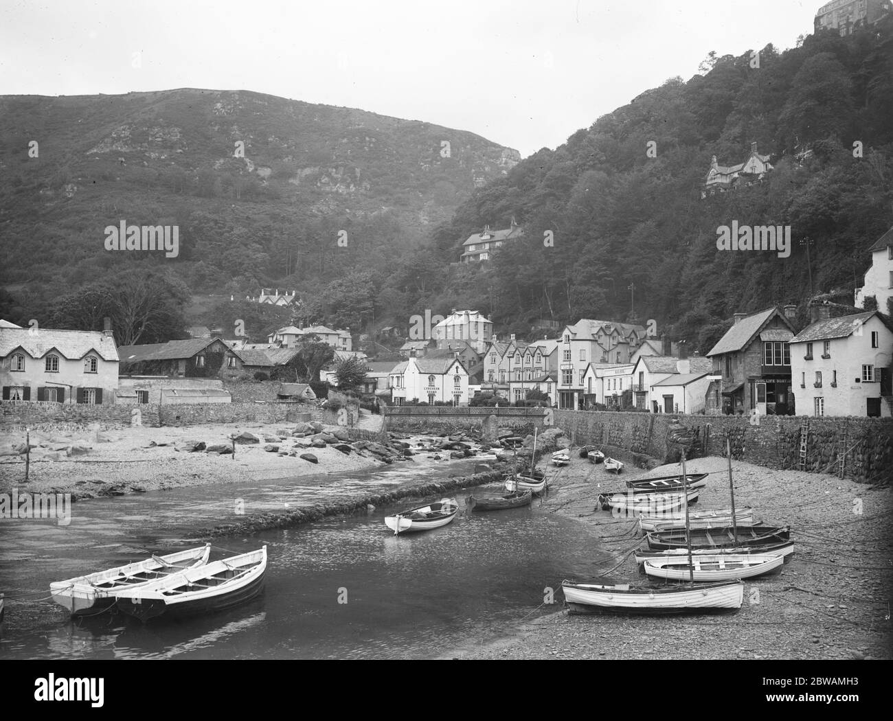 Lynmouth . 1 October 1926 Stock Photo