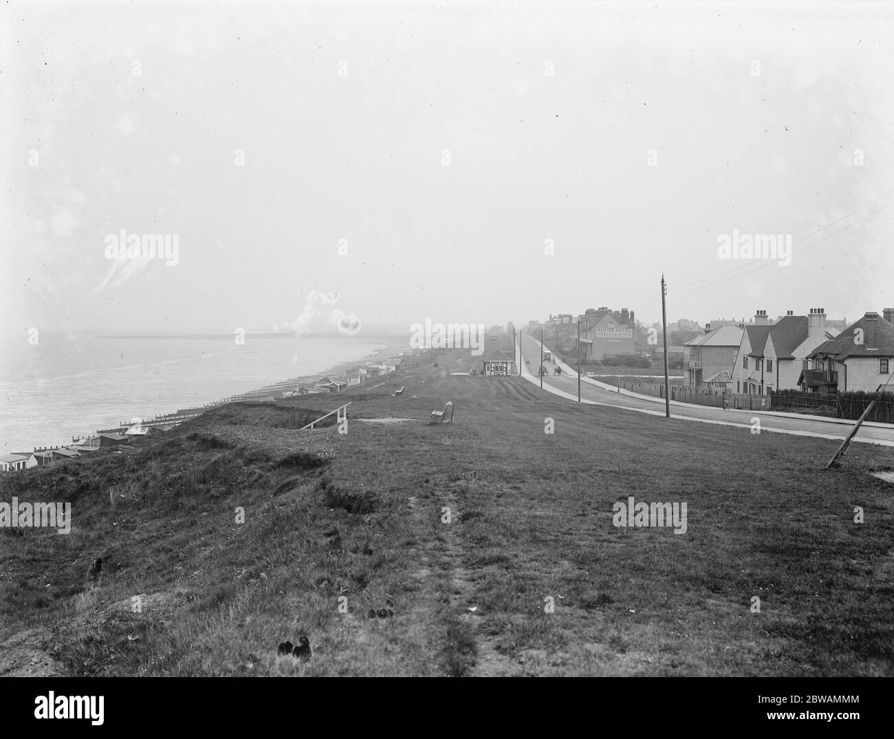 Tankerton beach , Kent 1925 Stock Photo