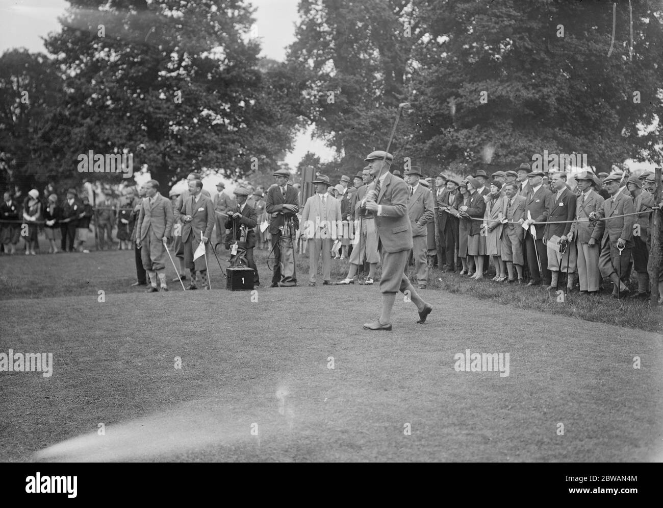 Opening of Selsdon Park Golf Club Abe Mitchell 1 June 1929 Stock Photo