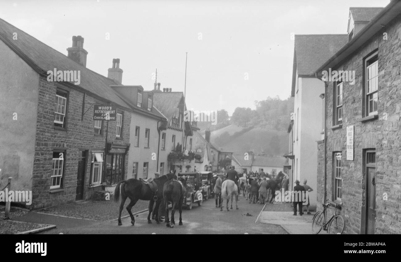 Meet at Dulverton . Stock Photo