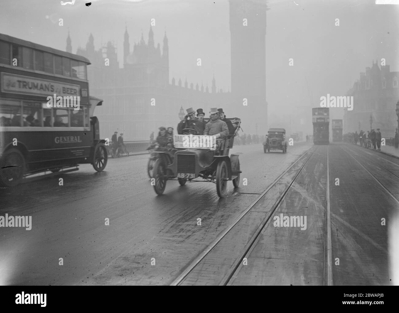 Taken for Messrs General Motors Ltd ' Ole Crocks ' run to Brighton 13 November 1927 Stock Photo