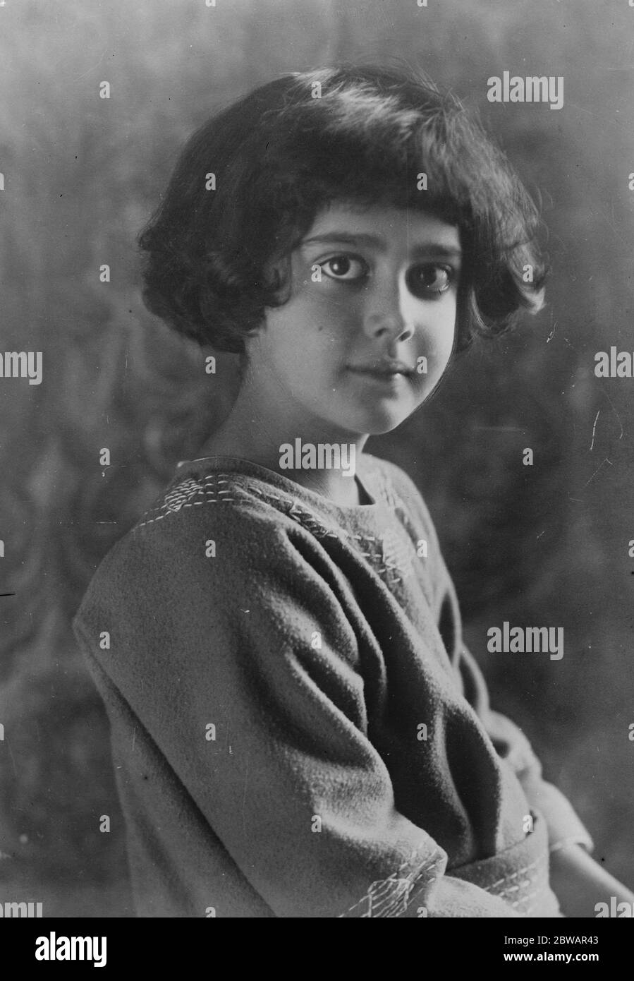 Italy ' s Beautiful Princess HRH Princess Mafalda of Savoy , the youngest daughter of King Victor and Queen Helena 5 September 1922 Stock Photo