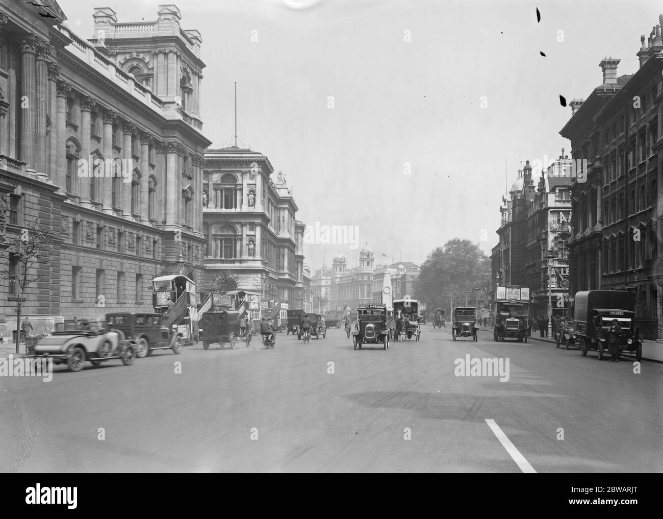 London Whitehall 20 May 1927 Stock Photo
