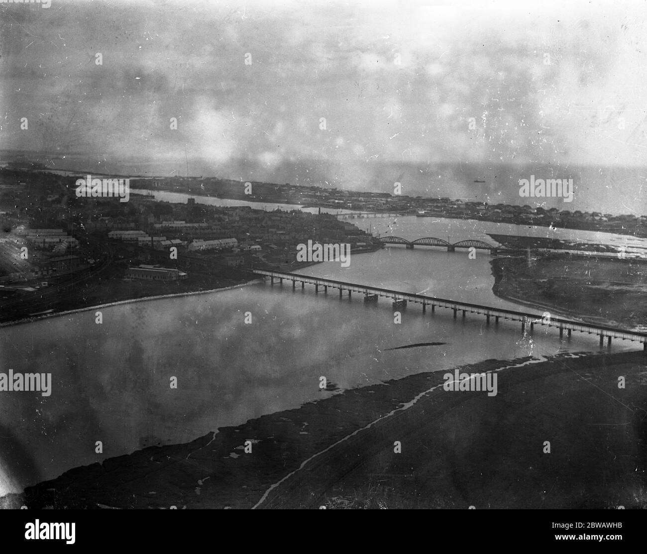 Shoreham by sea railway bridge Black and White Stock Photos & Images