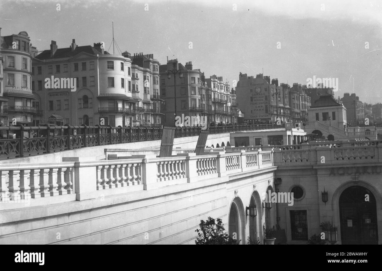 TAKEN 1975 PHOTOGRAPH BRIGHTON TO KEMP TOWN ARCHES FROM CARPARK TAKEN 1975 PHOTOGRAPH BRIGHTON TO KEMP TOWN ARCHES FROM CARPARK