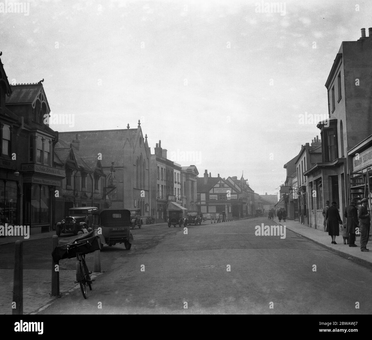 Shoreham High Street , West Sussex . 1931 Stock Photo