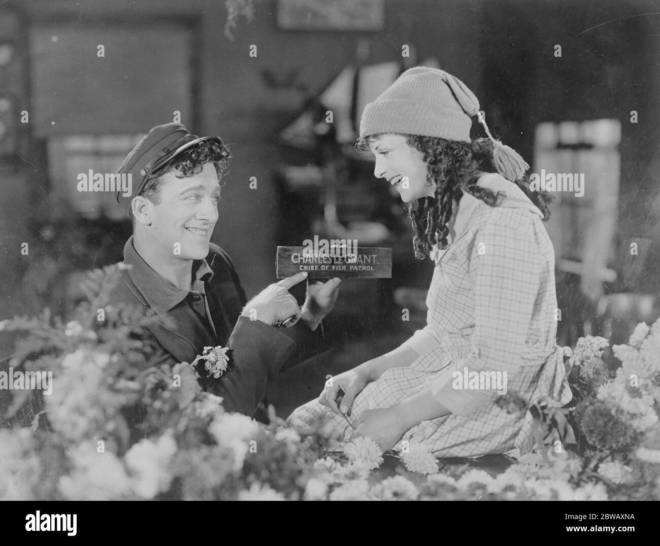 Jack London 's  Fish Patrol  stories on the film . Mr Jack Mulhall , who is taking part of the hero in the Universal 's screen version of Jack London 's  Tales of the Fish Patrol  . Miss Louise Lorraine is the girl . 8 January 1923 Stock Photo