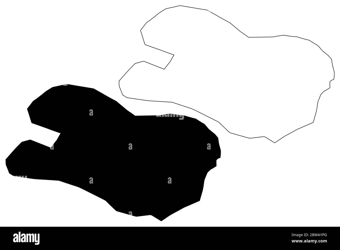 Hubli City (Republic of India, Karnataka State) map vector illustration, scribble sketch City of Hubballi map Stock Vector