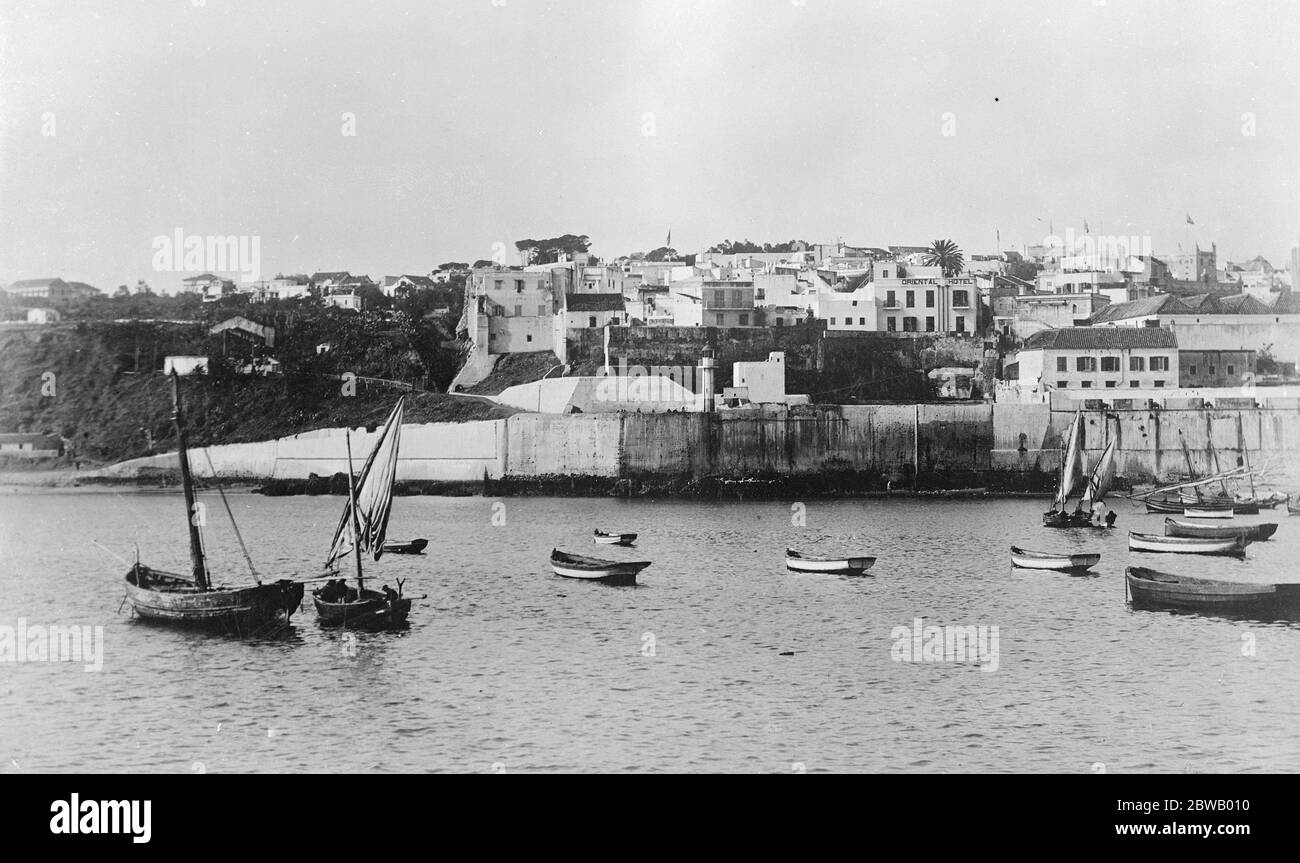 Tangier 5 January 1923 Stock Photo Alamy