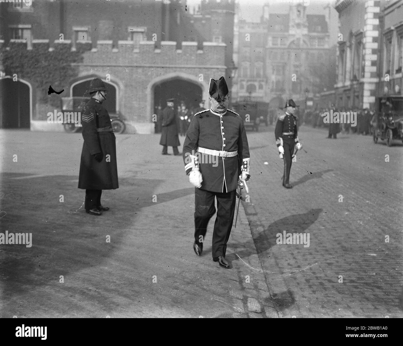 The Kings Levee at St James Palace London Lord Glanely 14 February 1922 Stock Photo