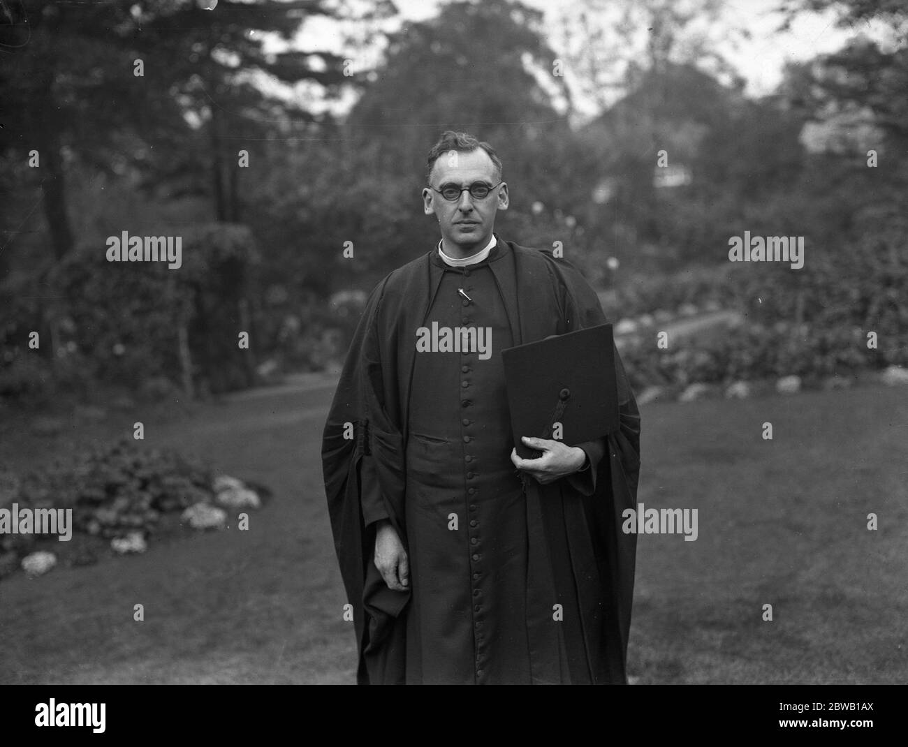 The Reverend Desmond Morse Boycott , vicar of St Mary of the Angels , Highgate , London . 22 September 1936 Stock Photo