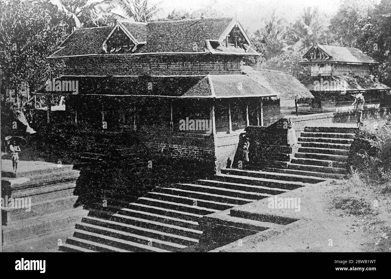 The Moplah Rising in India Grave anxiety has been caused by the development of the revolt of the fanatical Moplahs of Malabar ( South West India ) Here can be seen European planters at Ootacamund Moplah Mosque 30 August 1921 Stock Photo