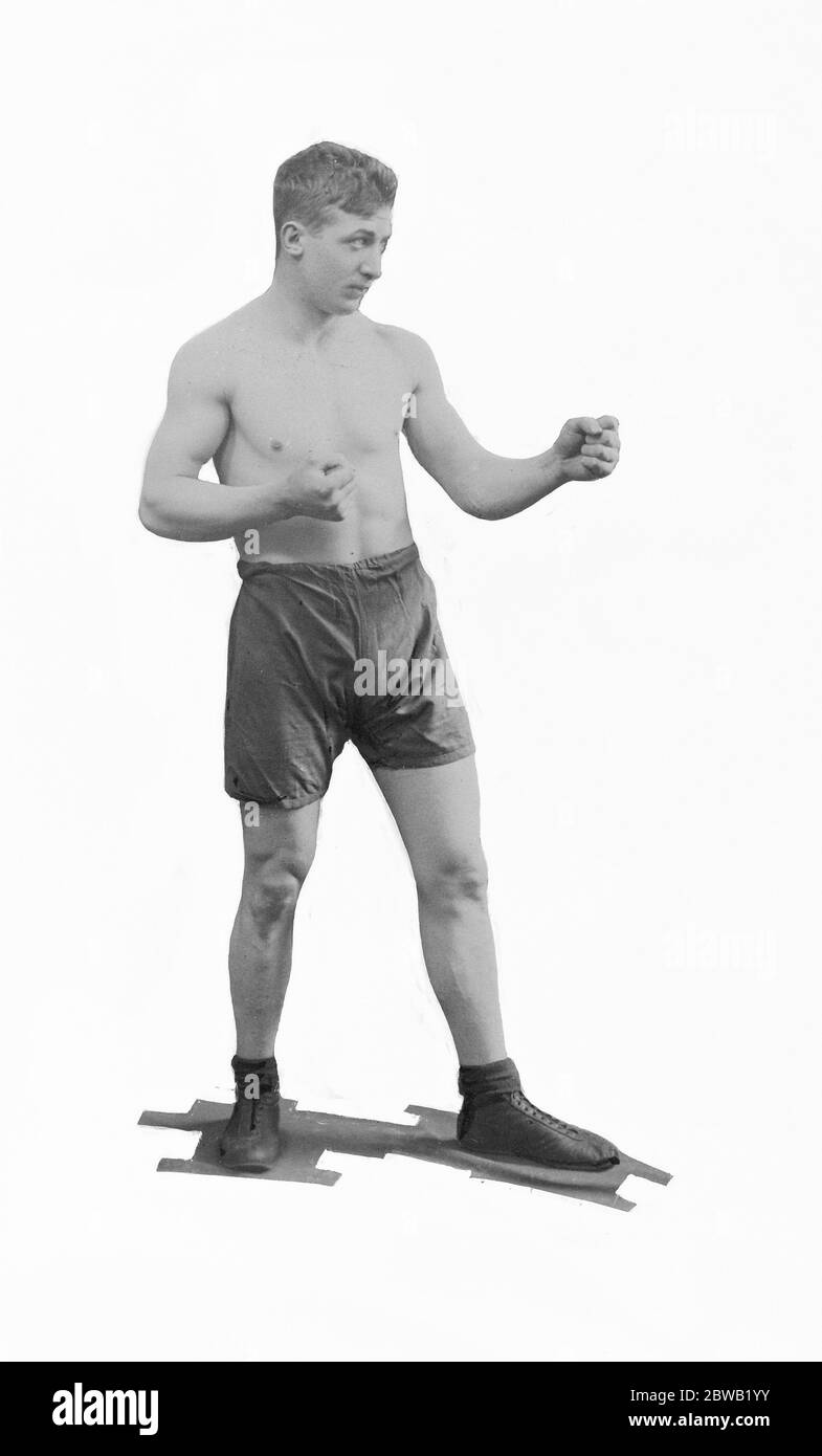 Roland Todd ( English boxer ) . 16 February 1923 Stock Photo