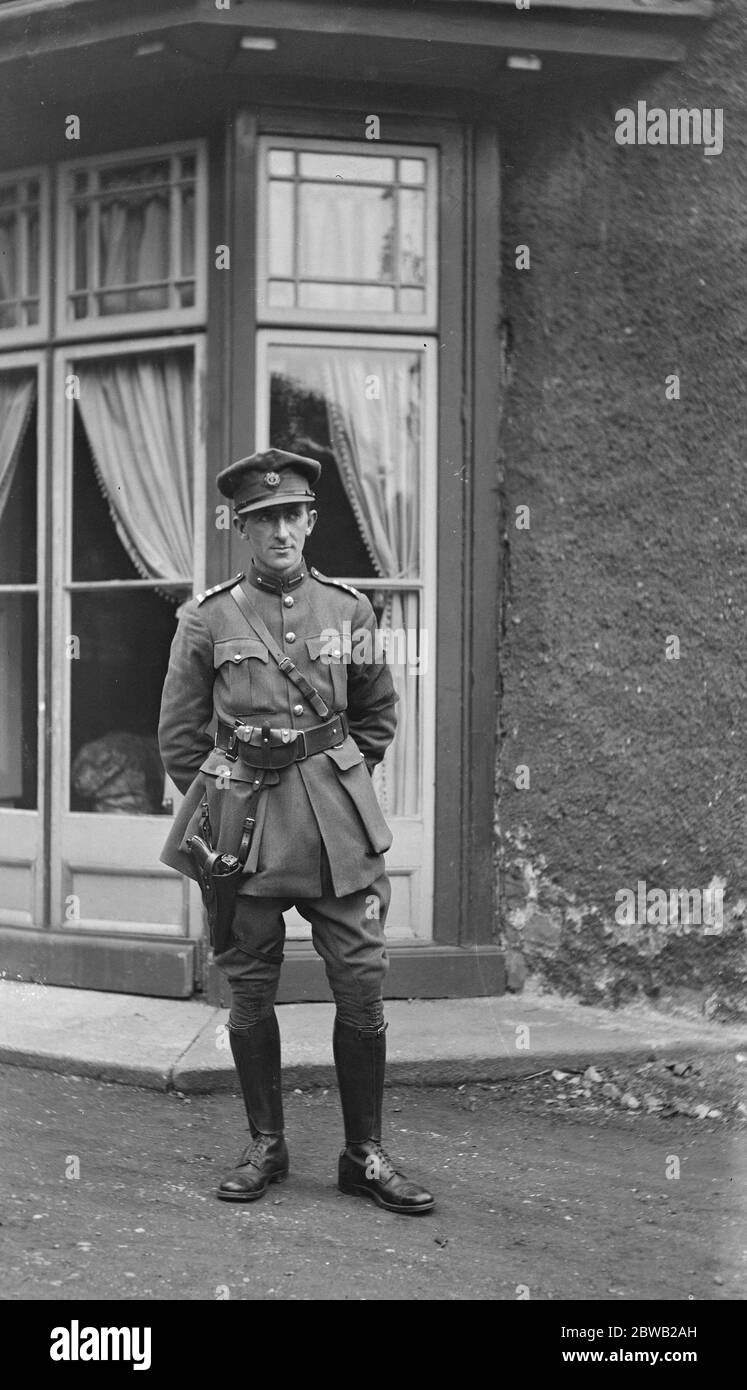 General Richard Mulcahy of the Irish Free State Army Stock Photo