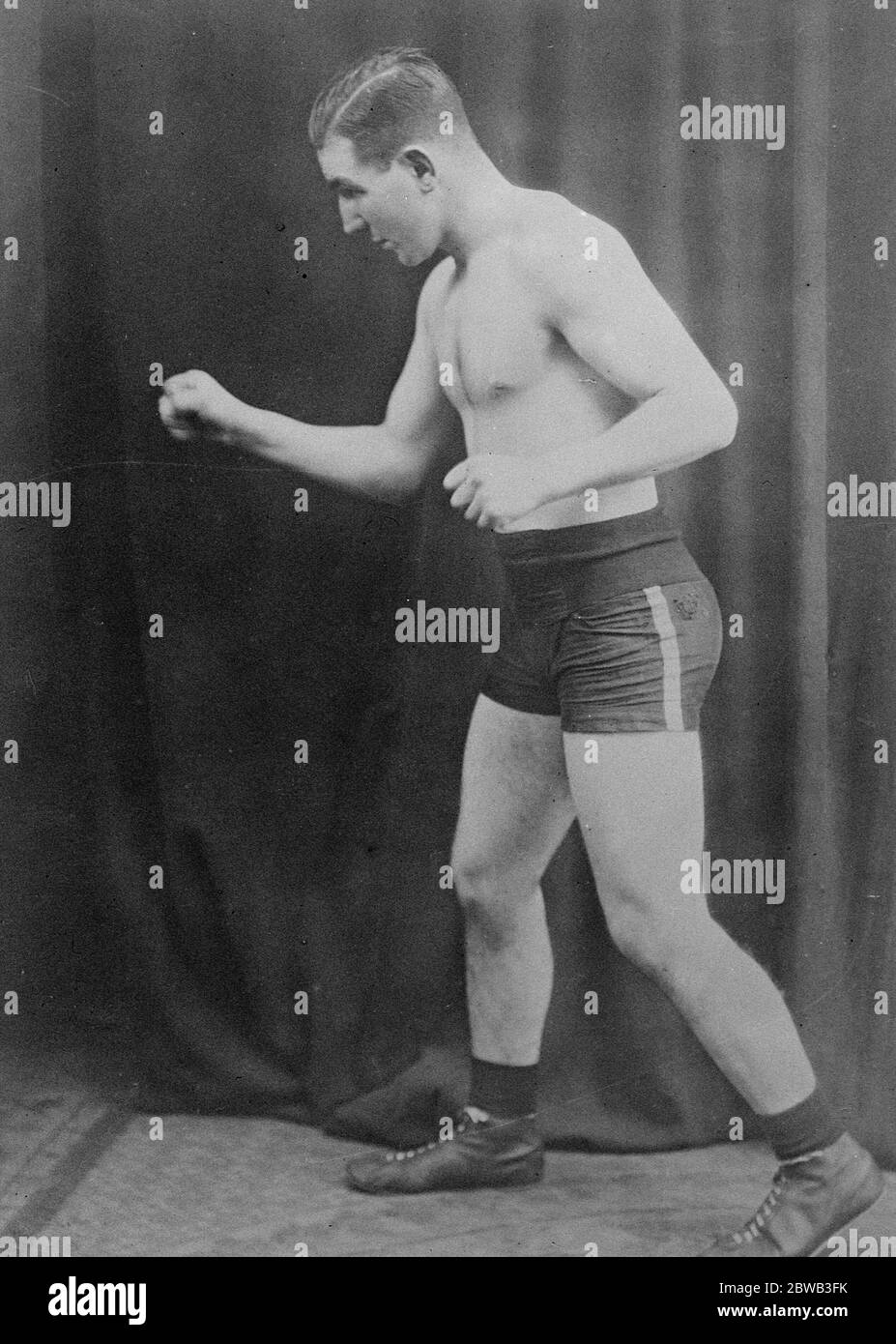 Johnny Brown ( of Hamilton Scotland ) 3 December 1923 Stock Photo