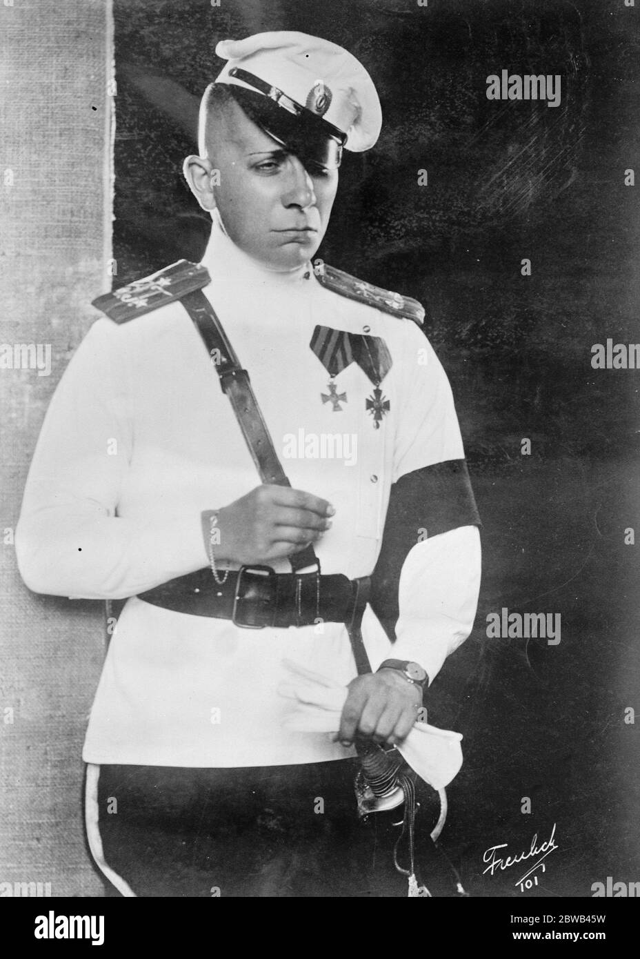 Erich von Stroheim , FIlm actor and producer 1924 Stock Photo