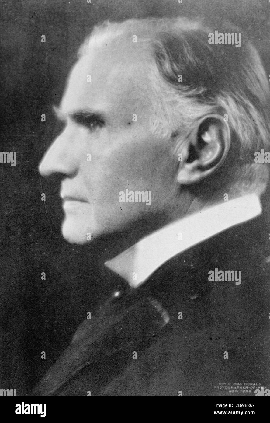 Walter Johannes Damrosch , the German - born American , world famous conductor . 27 January 1925 Stock Photo