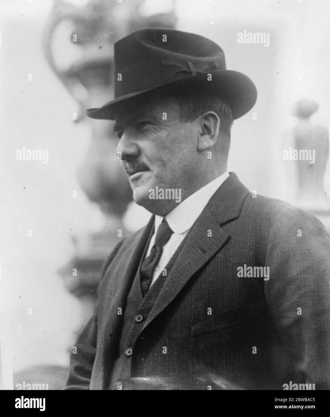 General Calles , President elect of Mexico . 31 July 1926 Stock Photo