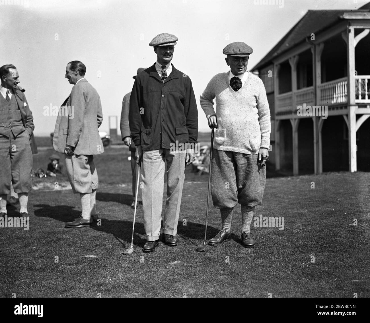 Parliamentary golf tournament at Prince's , Sandwich . Maj Hon J J Astor and Mr P R M Roberts . Stock Photo