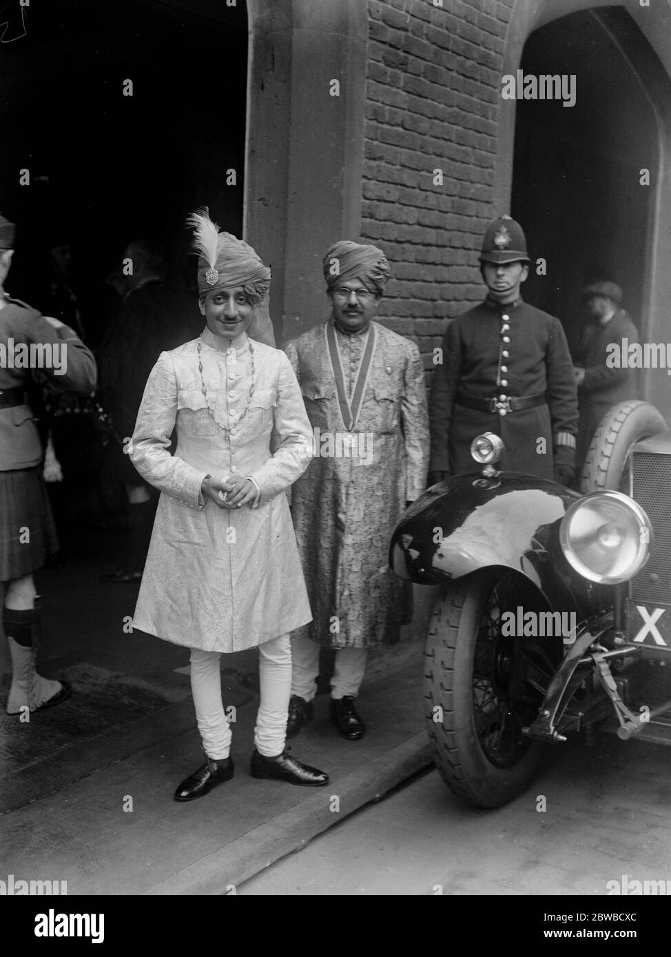 The King 's Levee at St James ' Palace , London . HH the Rajah of Poonch ( left ) . 4 June 1923 Stock Photo