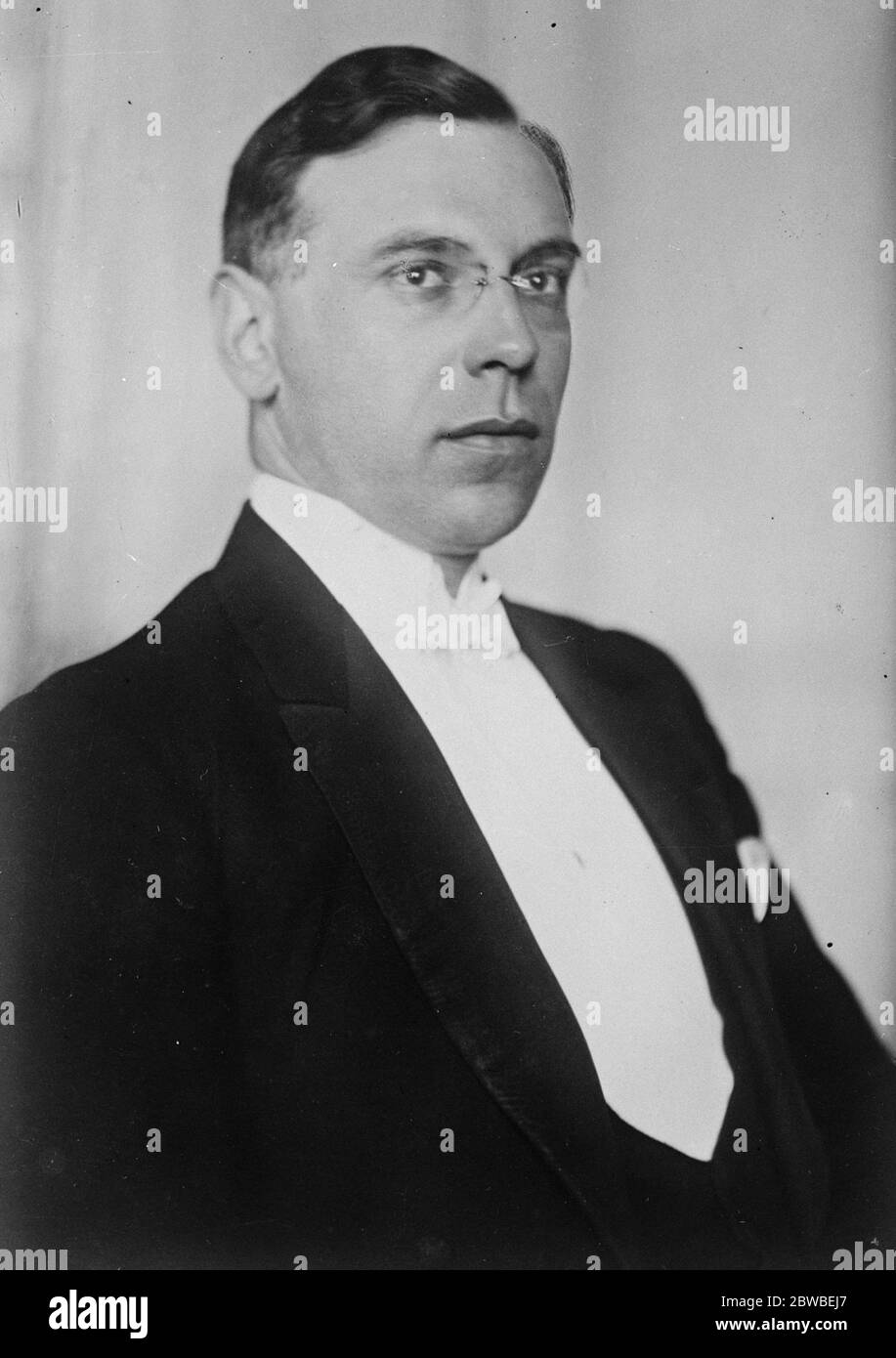 Latvia ' s Minister of foreign affairs M Meirovics 1 June 1923 Stock Photo