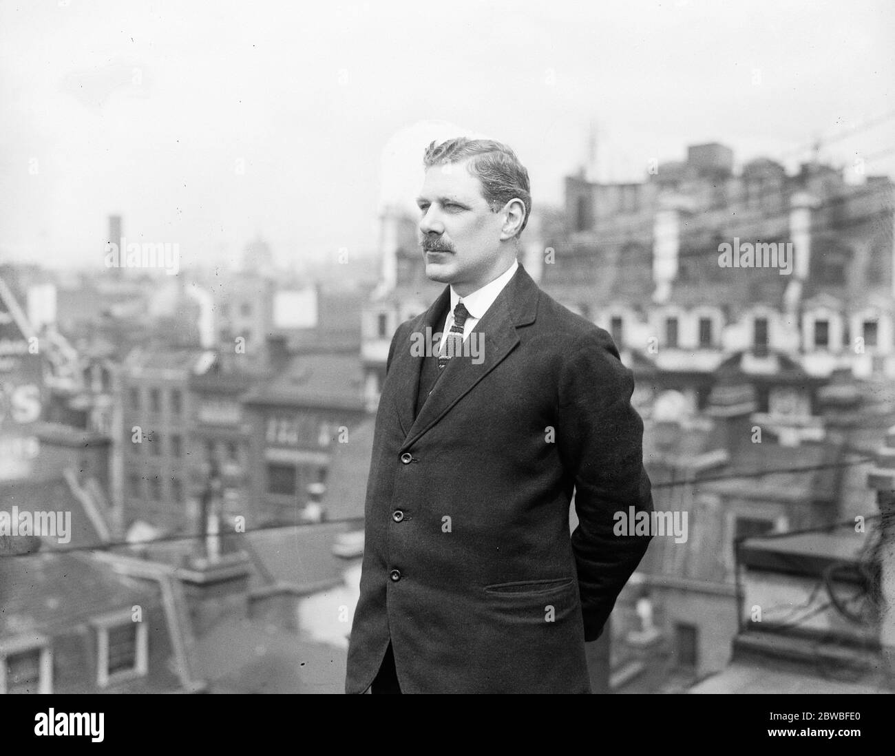 Mr Rose . Central News staff . 1924 Stock Photo