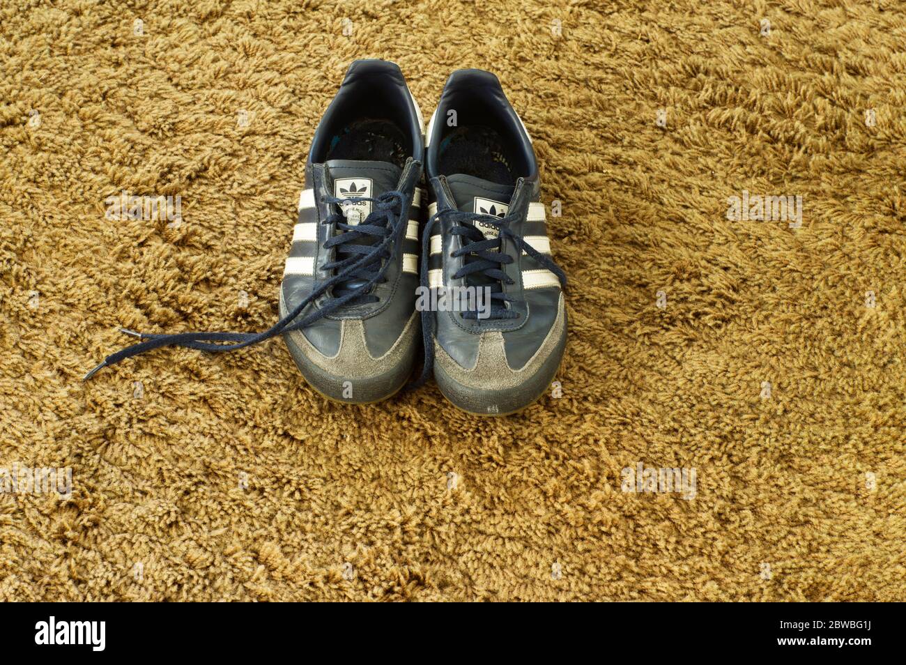 Adidas shoes worn hi-res stock photography and images - Alamy