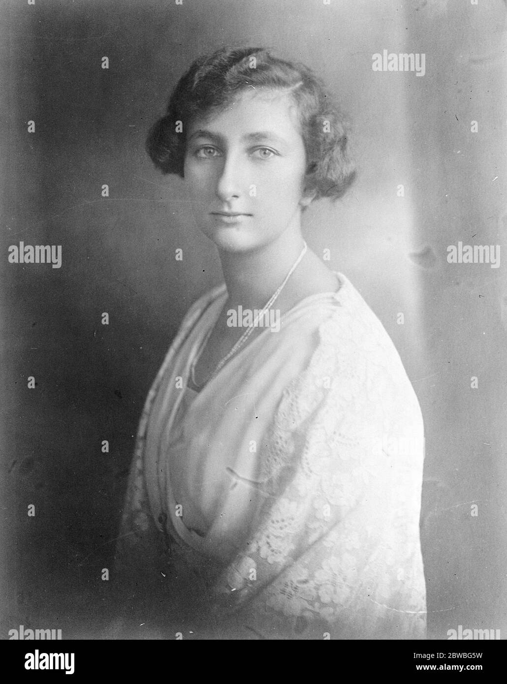 King Boris 's sister reported engaged . Princess Eudoxia . 9 September 1930 Stock Photo