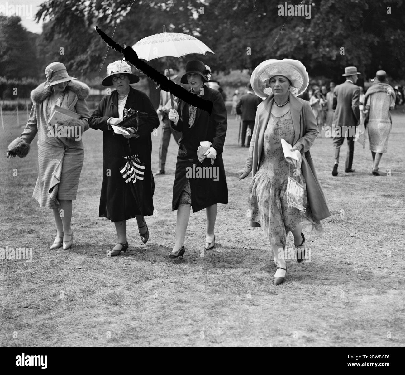 Indian Empire Garden party at Ranelagh Mrs Shamief 3 July 1929 Stock Photo