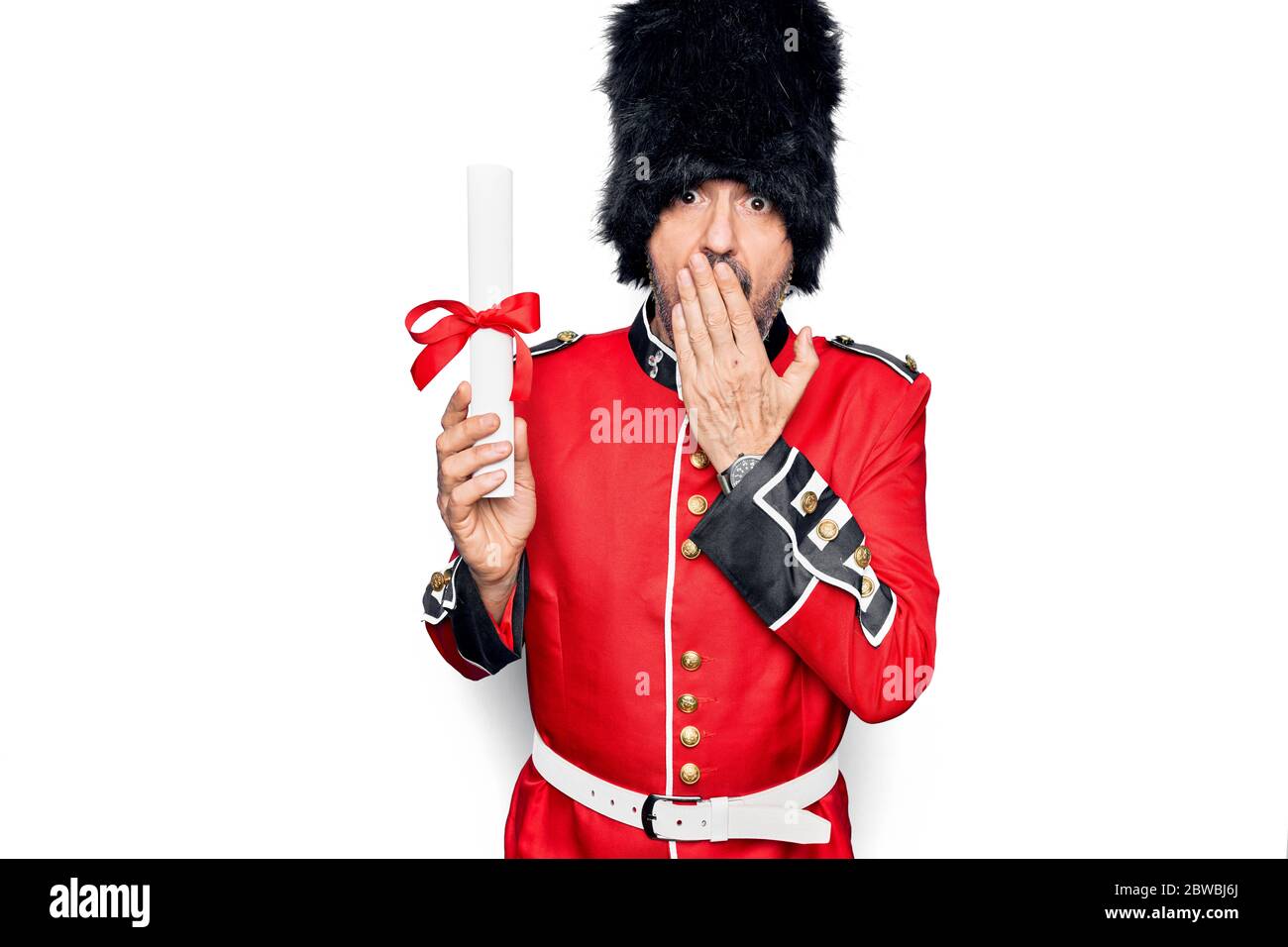 Mature security guard wearing hi-res stock photography and images - Alamy