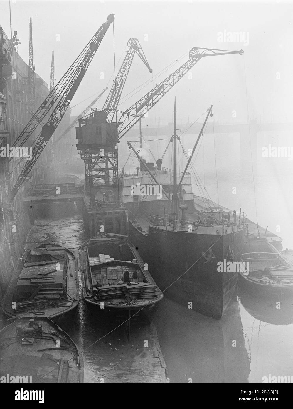 The German ship ' Borussia ' at hibernia wharf Stock Photo
