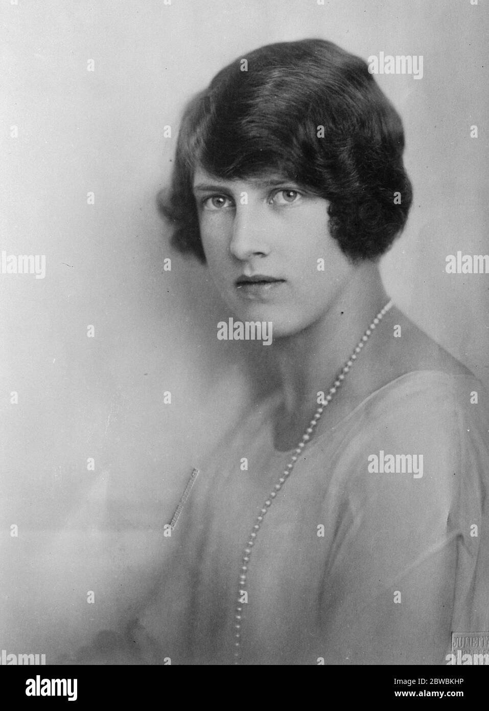 Royal Princess to honeymoon in England Princess Irene of Greece who will spend part of her honeymoon in London and Harrogate . She is to marry the Duke of Apulia , son of the Duchess D ' Aosta and cousin of the King of Italy 5 May 1923 Stock Photo