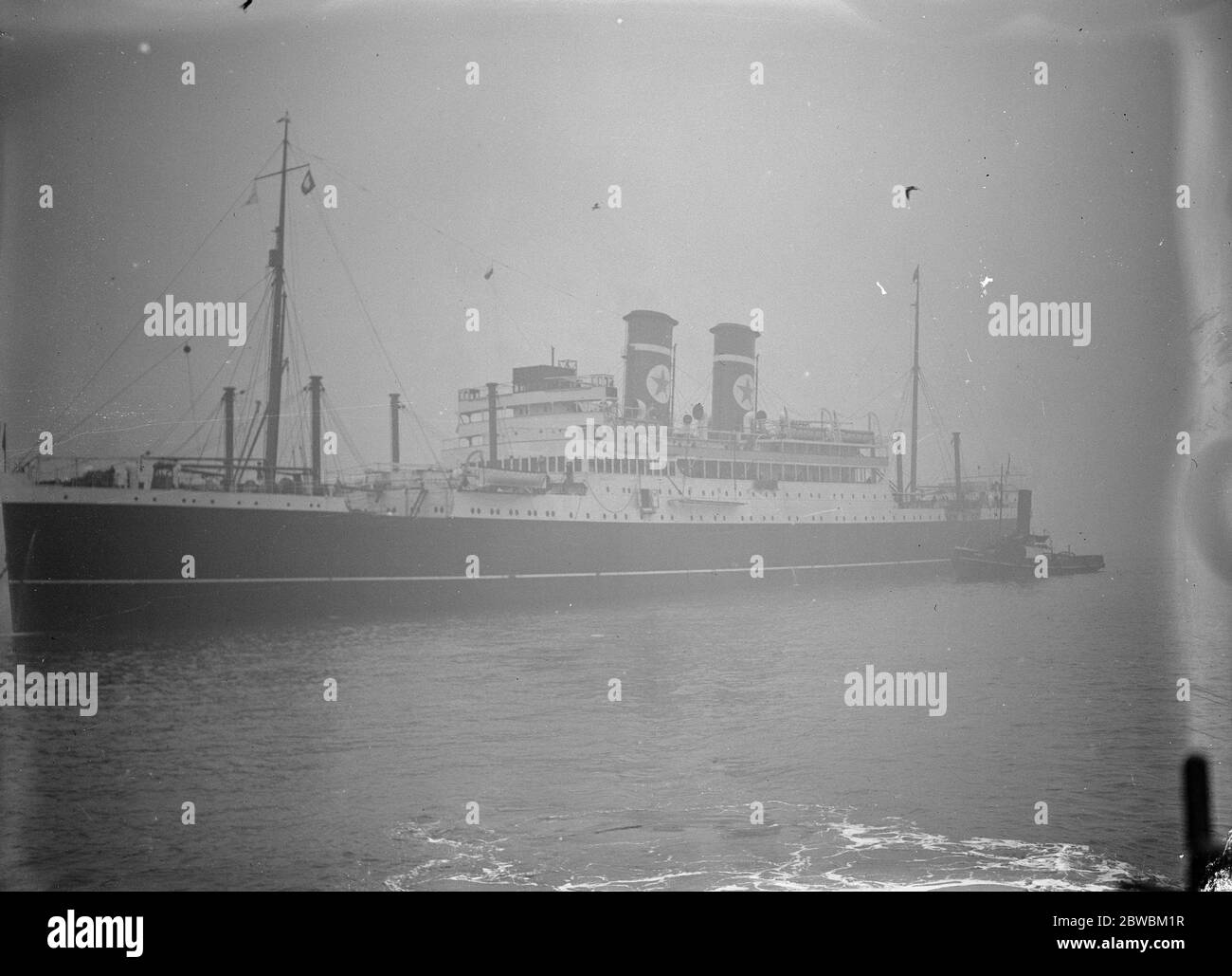 The Blue Star Liner Almeda Stock Photo - Alamy