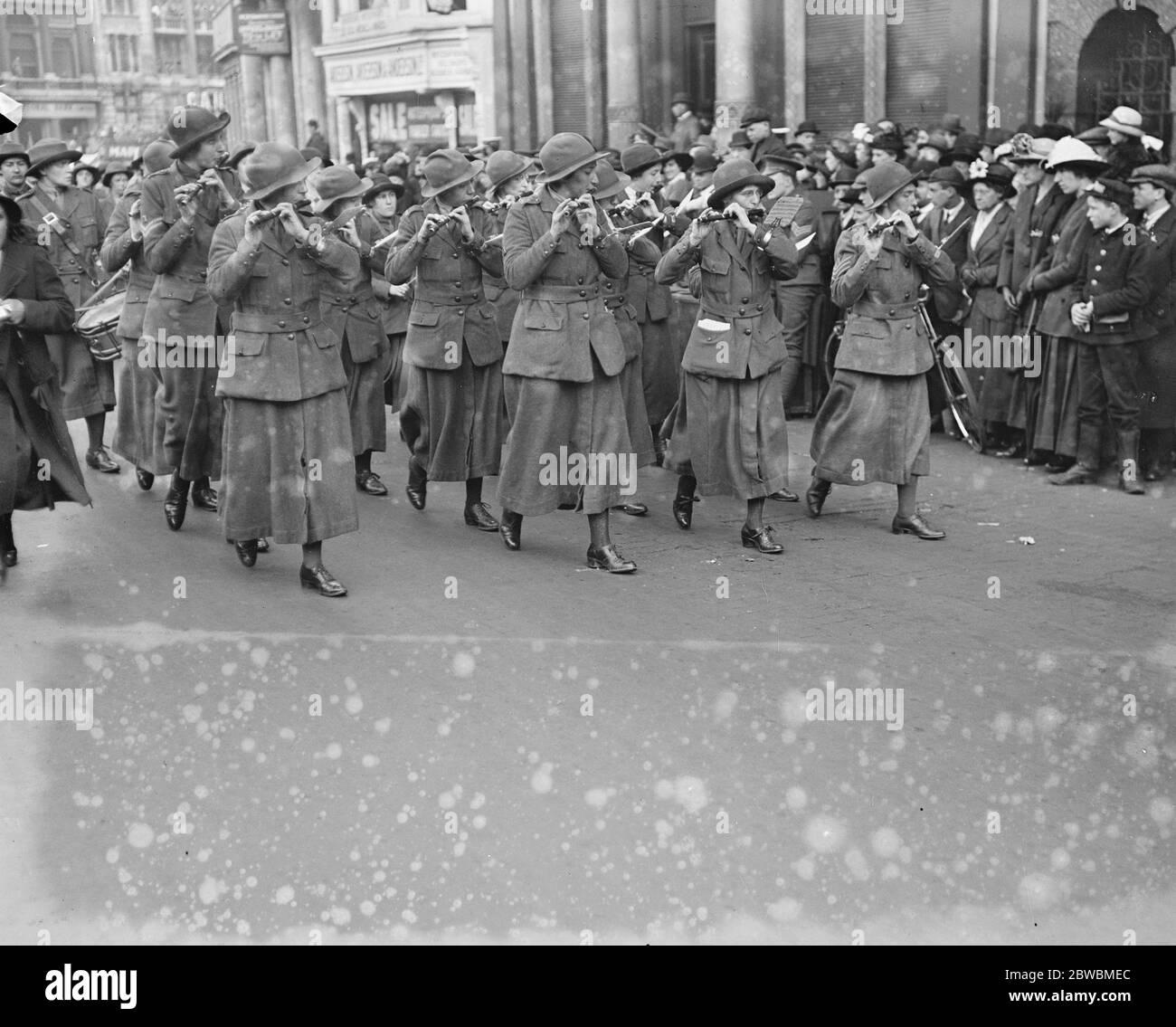 Anniversary of the Lusitania Part of the procession Stock Photo
