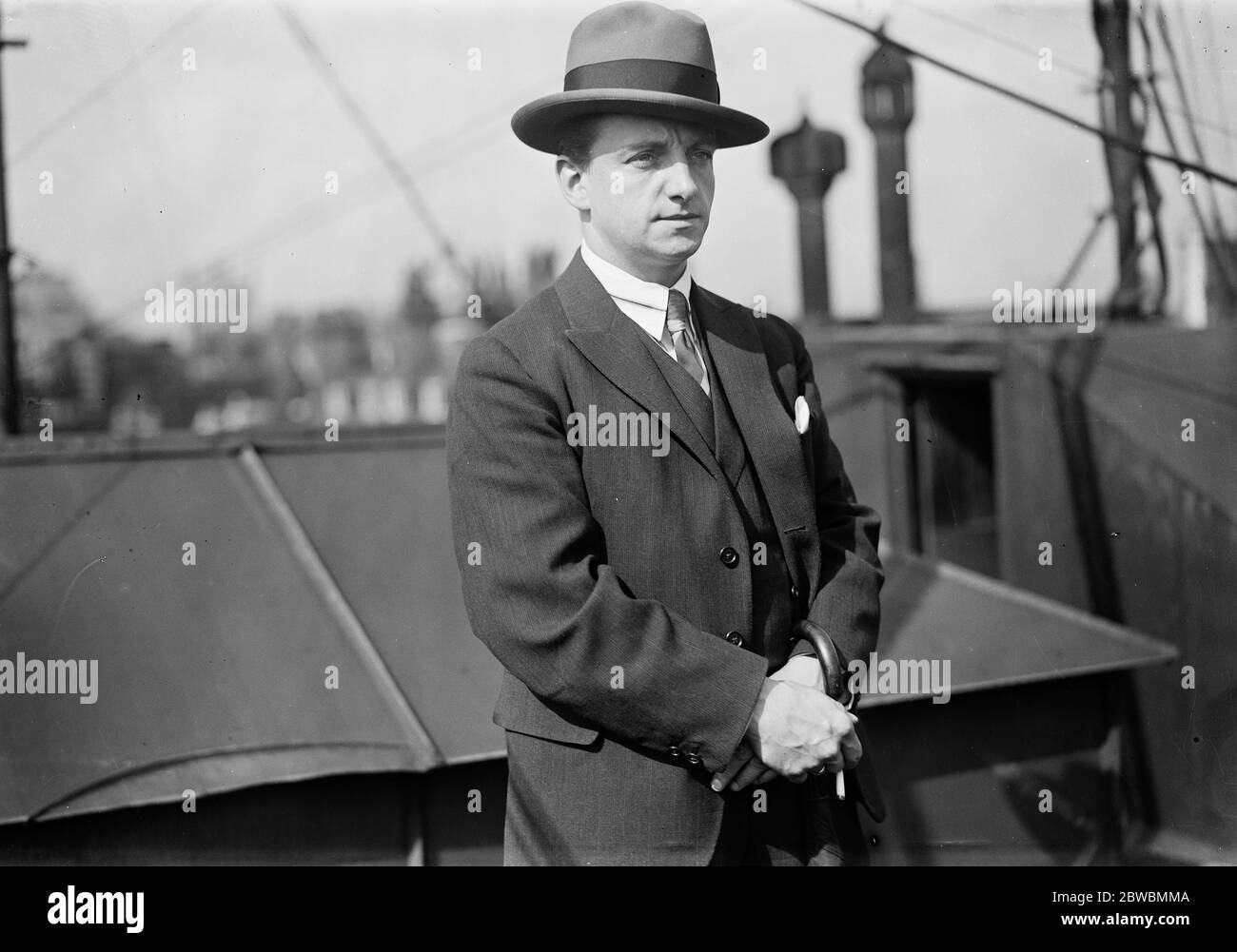 M Percy Strube of the ' Daily Express ' 18 September 1924 Stock Photo