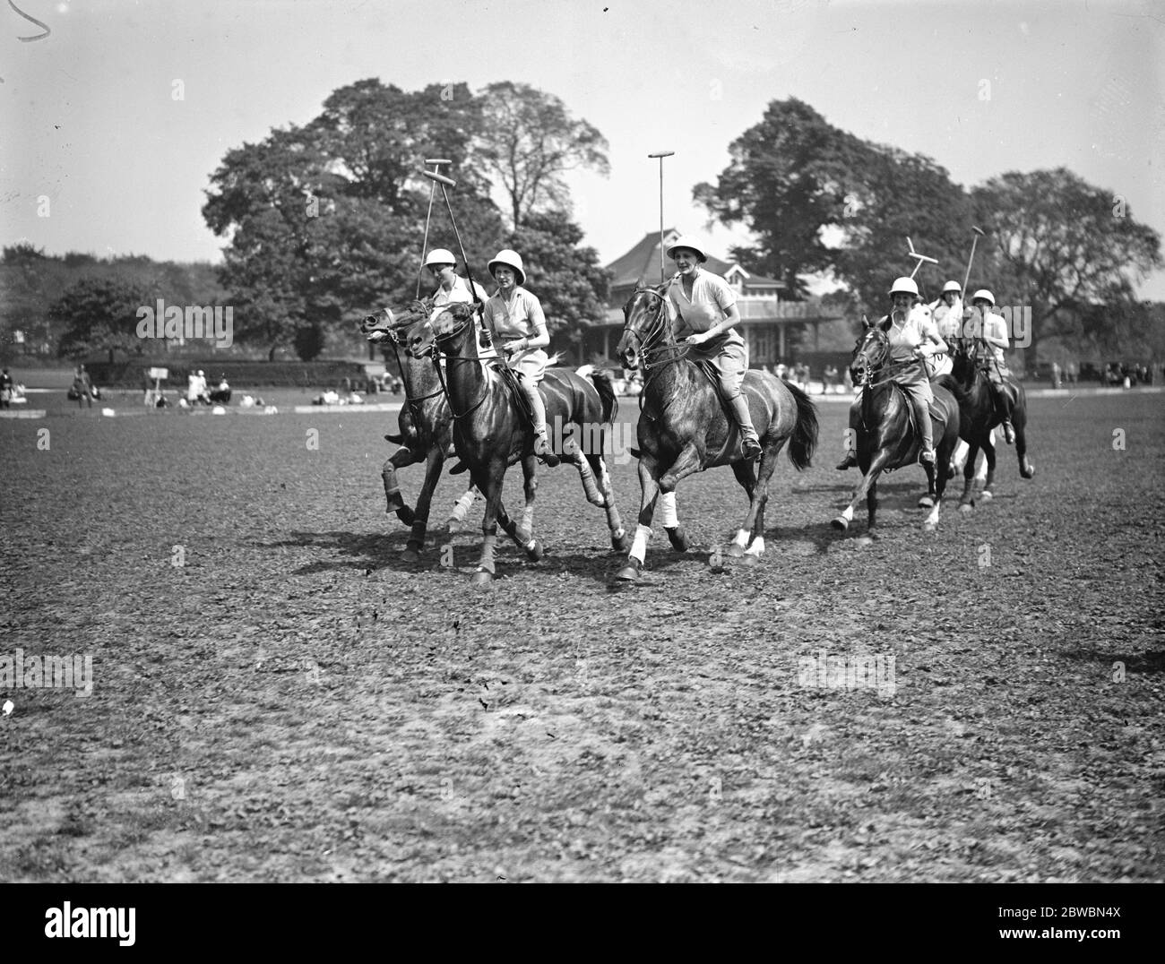 The Southdown Ladies Polo Club . In play on the Royal Artillery ground ...
