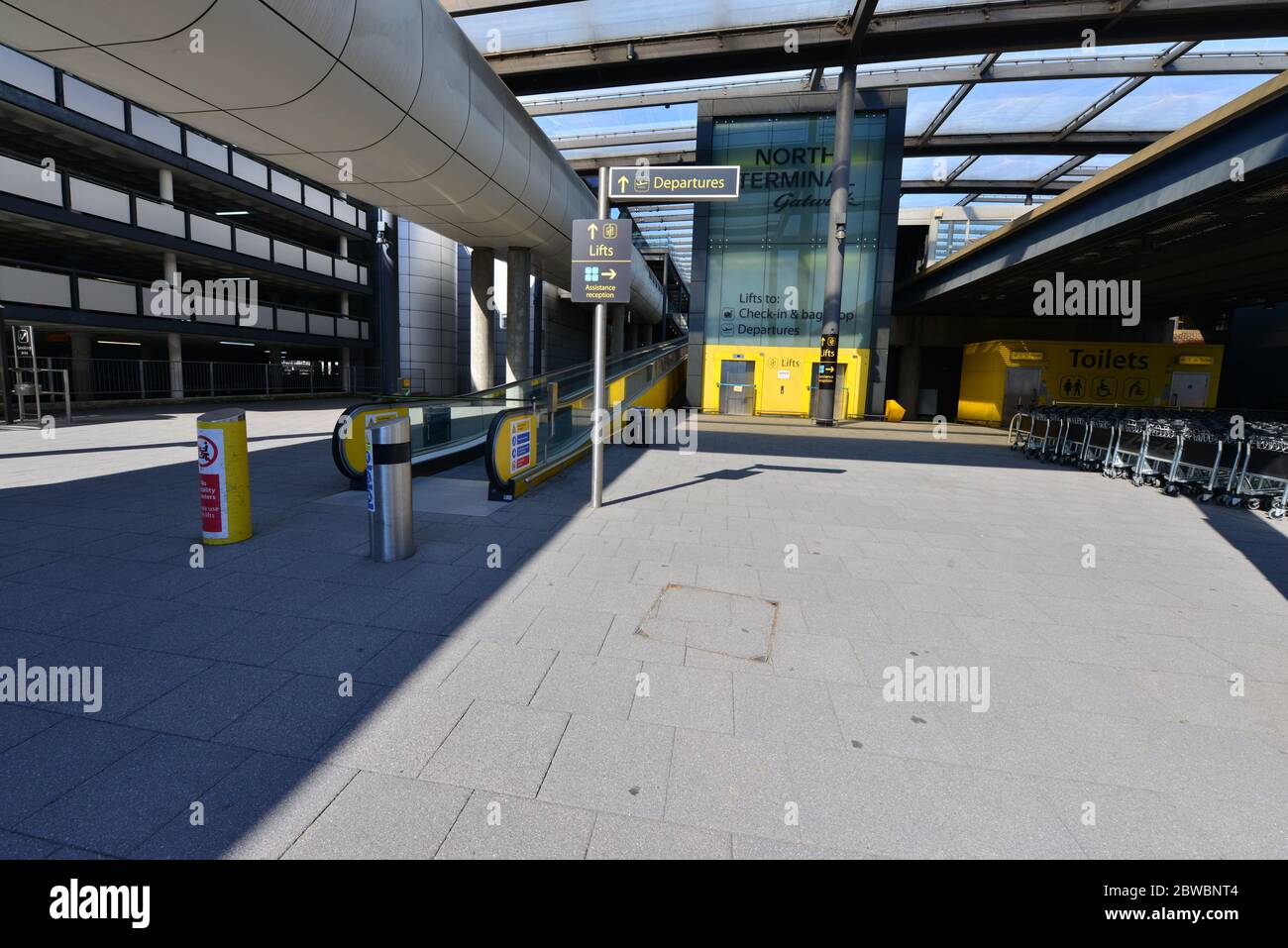 The entrance to the North Terminal at London Gatwick Stock Photo Alamy