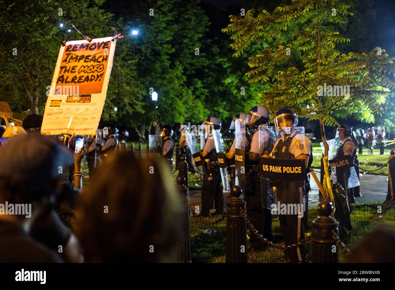 Washington Dc Usa May 30 2020 Crowds Of Peoplegather At The