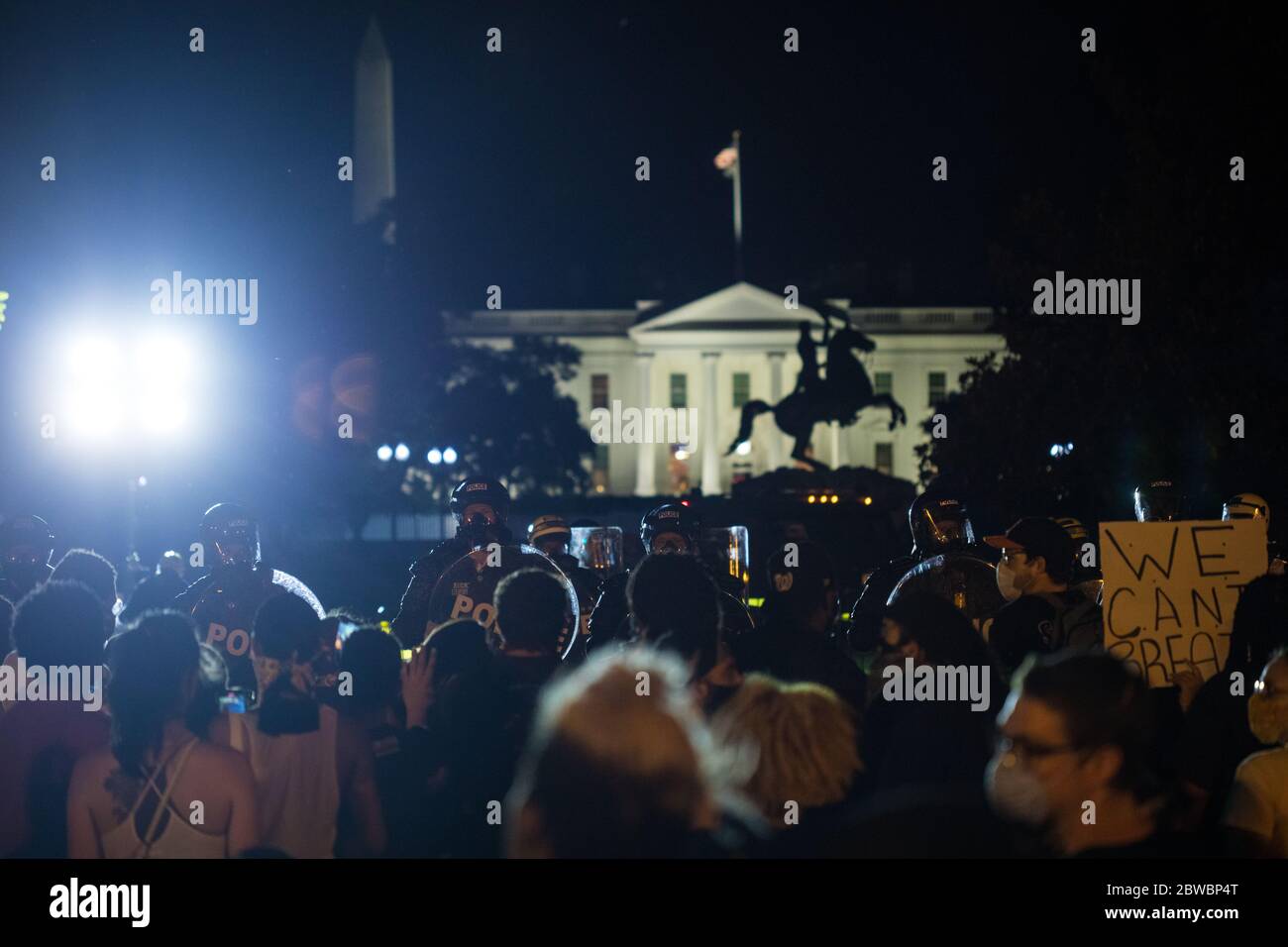 Washington Dc Usa May 30 2020 Crowds Of Peoplegather At The