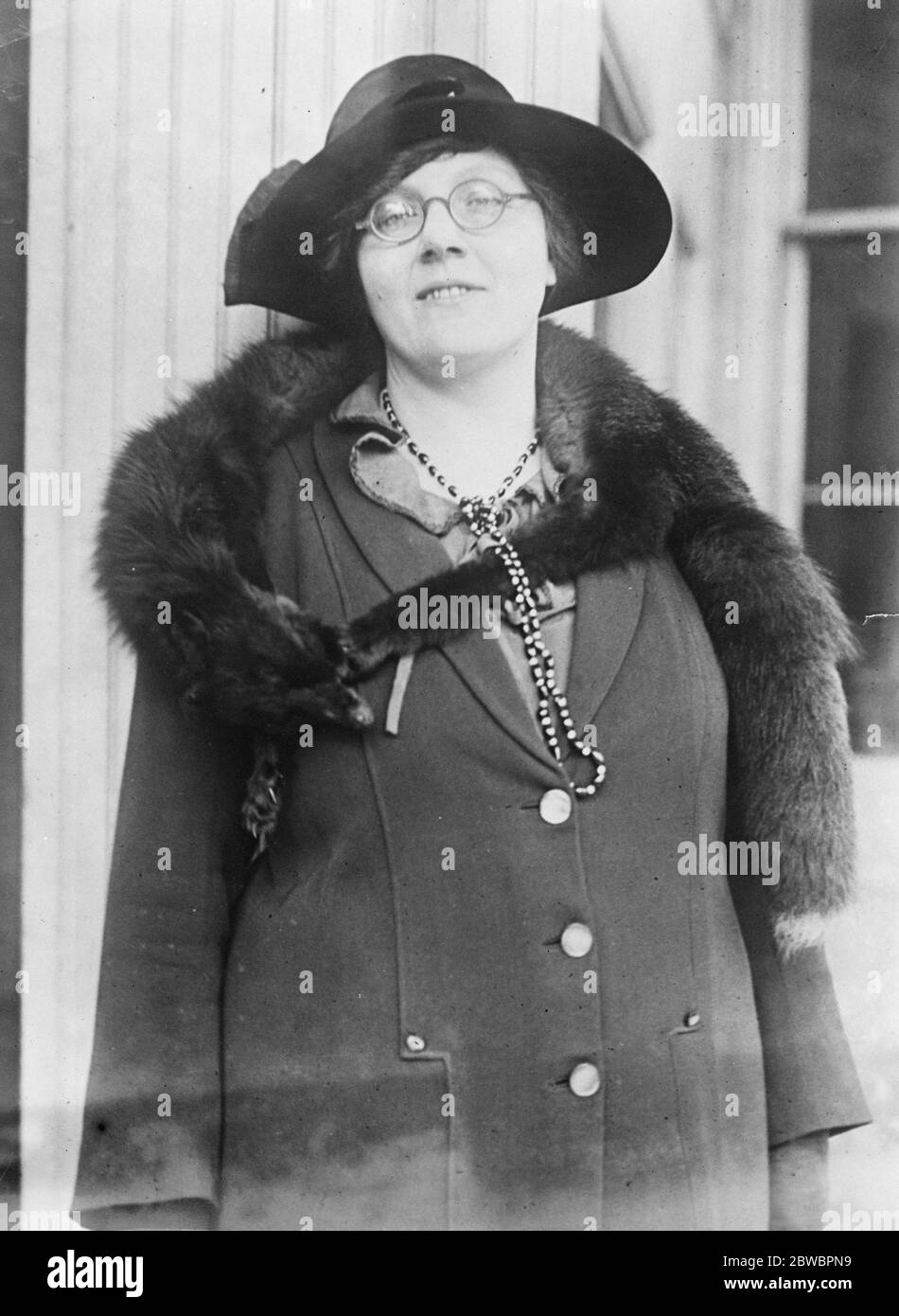 Mrs H Normanton , Barrister . 1925 Stock Photo
