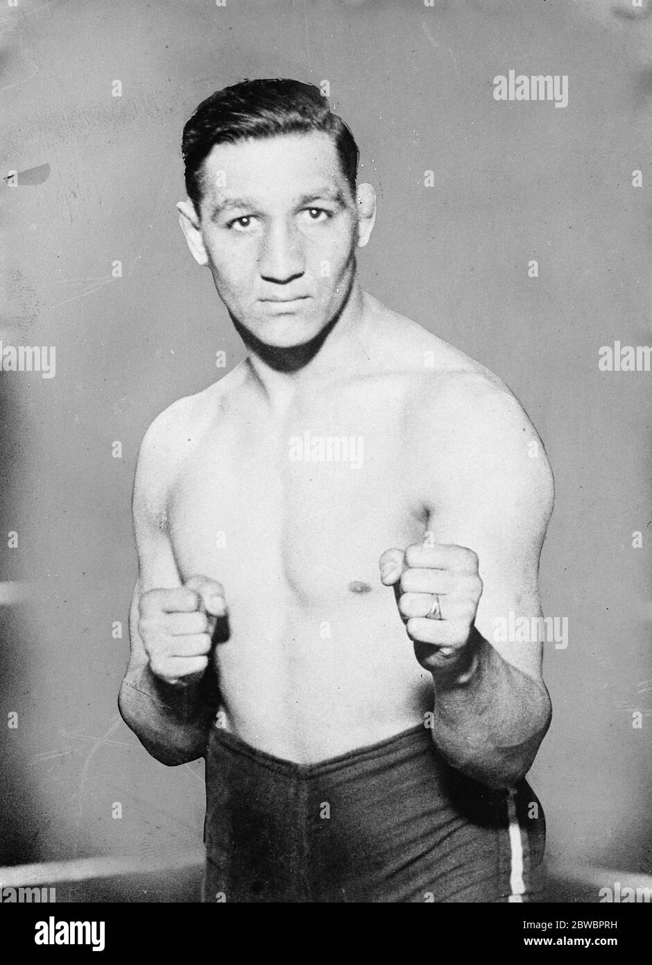 English boxer 's great task : three contests in one week . Phil Scot will attempt to create a record by meeting three other heavyweight boxers in a week . They are Jack Stanley , Tom Berry , and Gipsy Daniels . Gipsy Daniels . 21 August 1925 Stock Photo