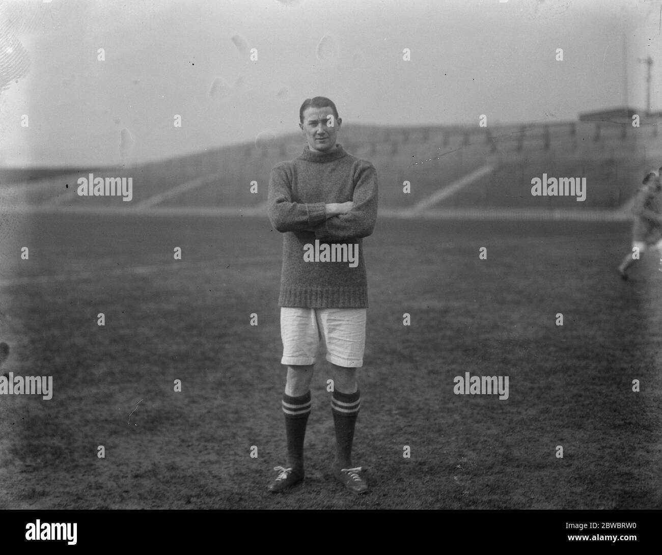 Len Graham , footballer ( Millwall ) . 1 April 1925 Stock Photo