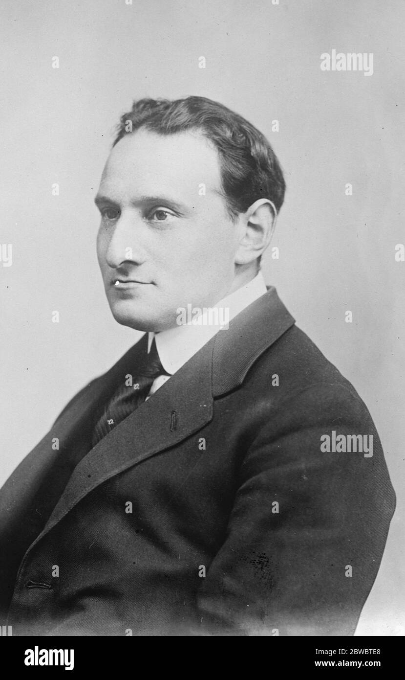 Mr J Robart , secretary of the Aldershot and District Traction Company . 8 July 1925 Stock Photo
