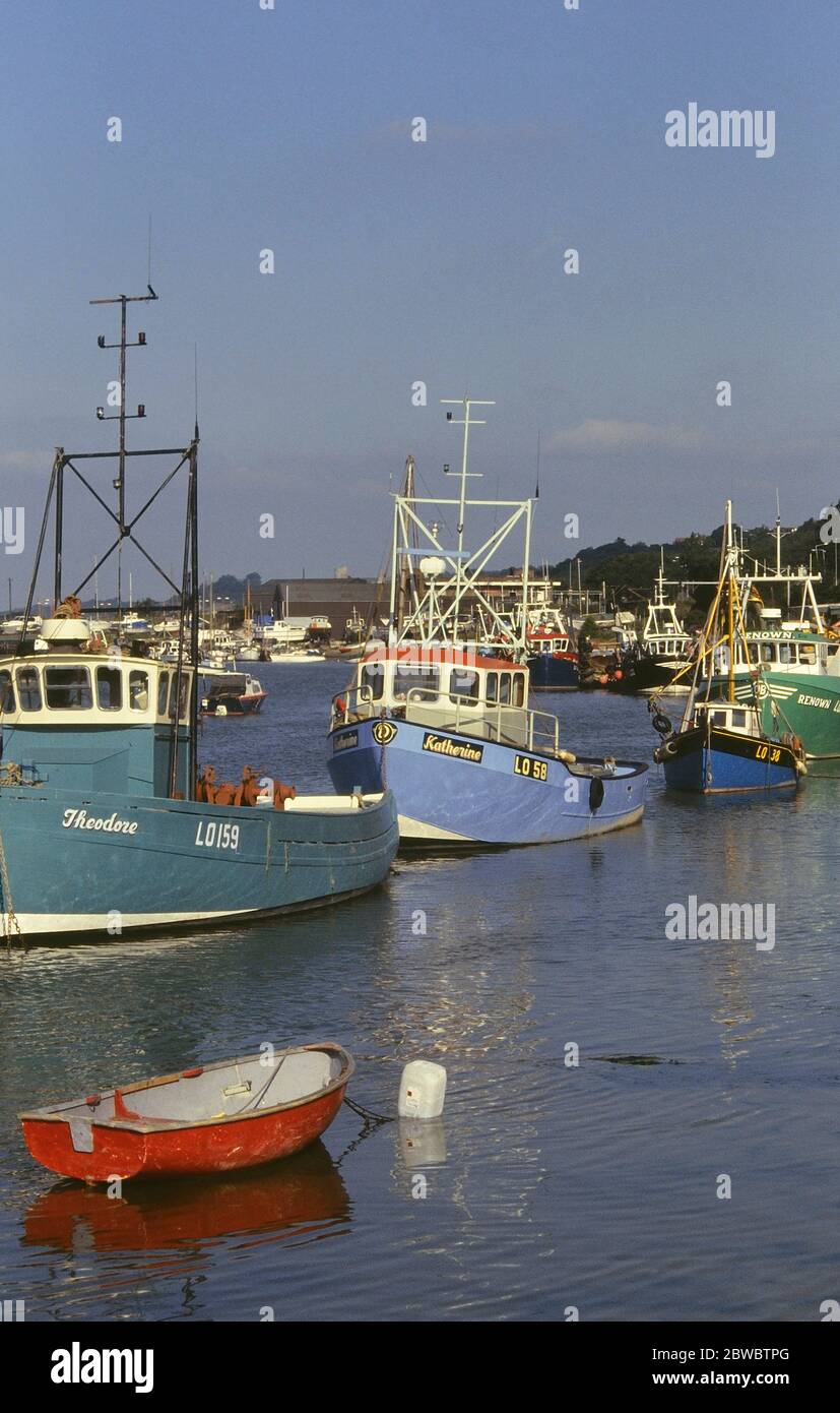 Fishing/ Cockle boats moored in the harbour, Old Leigh, LeighonSea