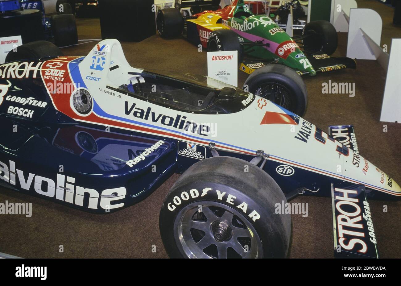 March Chevrolet 88C on display at THE RACING CAR SHOW 1989 SHOW. Olympia 2, London, England, UK, GB. 4-8th January 1989 Stock Photo