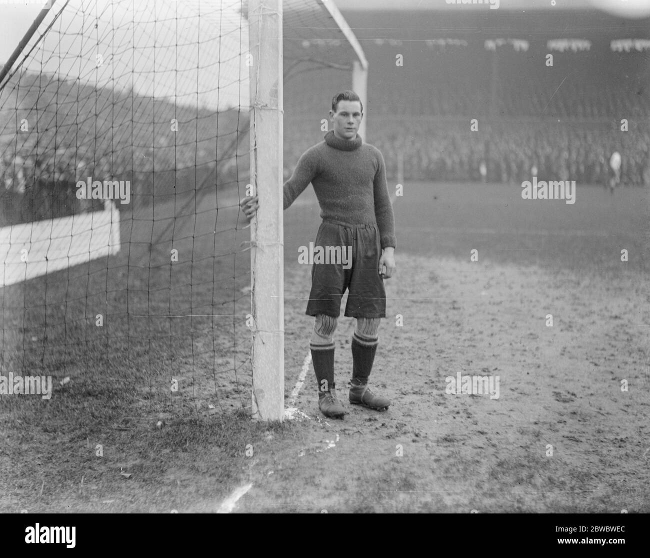 Ernie Beecham , Fulham goalkeeper ( Association footballer ) 6 February 1926 Stock Photo
