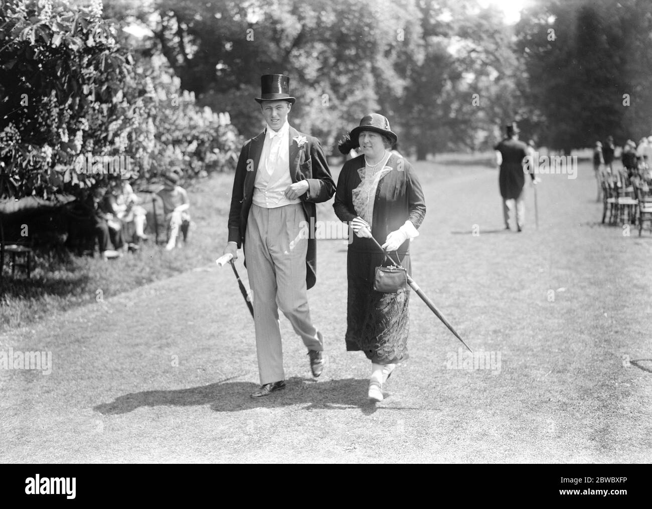 Fourth of June celebrations at Eton Earl of Kincardine 4 June 1925 Stock Photo